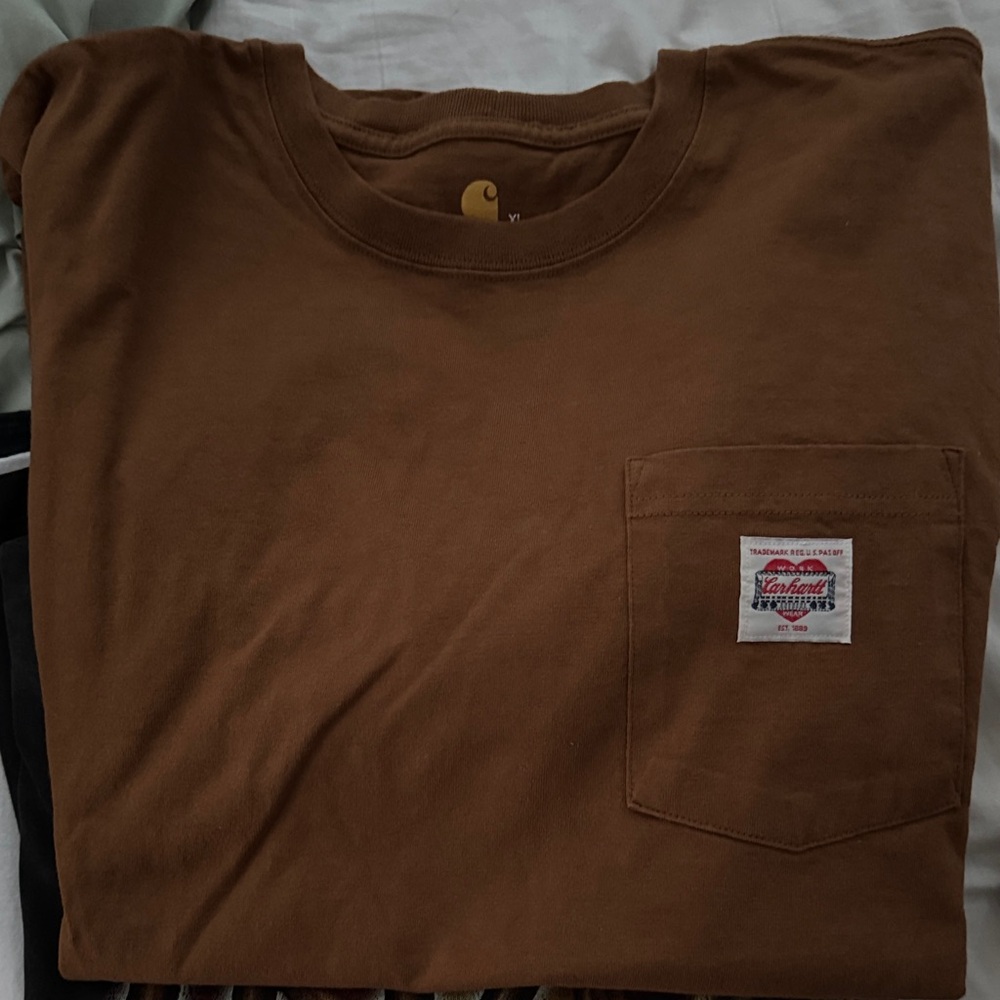 Carhartt train pocket shirt